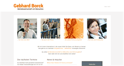 Desktop Screenshot of gebhardborck.com